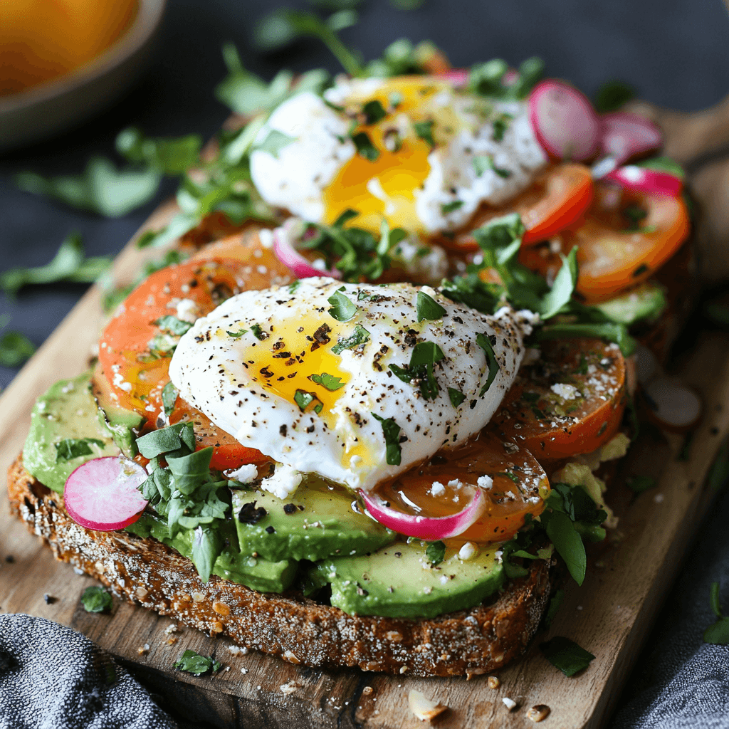 Avocado Toast with Poached Egg