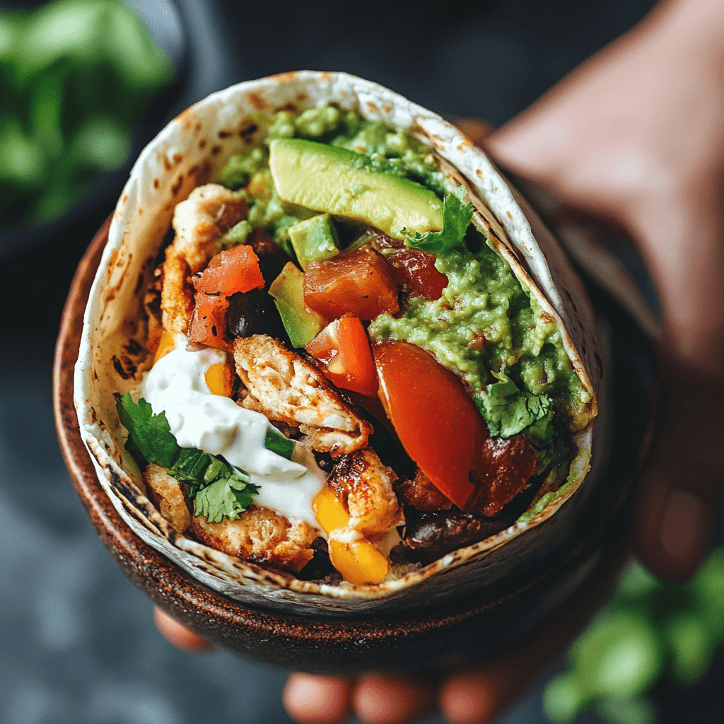 Healthy breakfast burrito recipe for on-the-go mornings