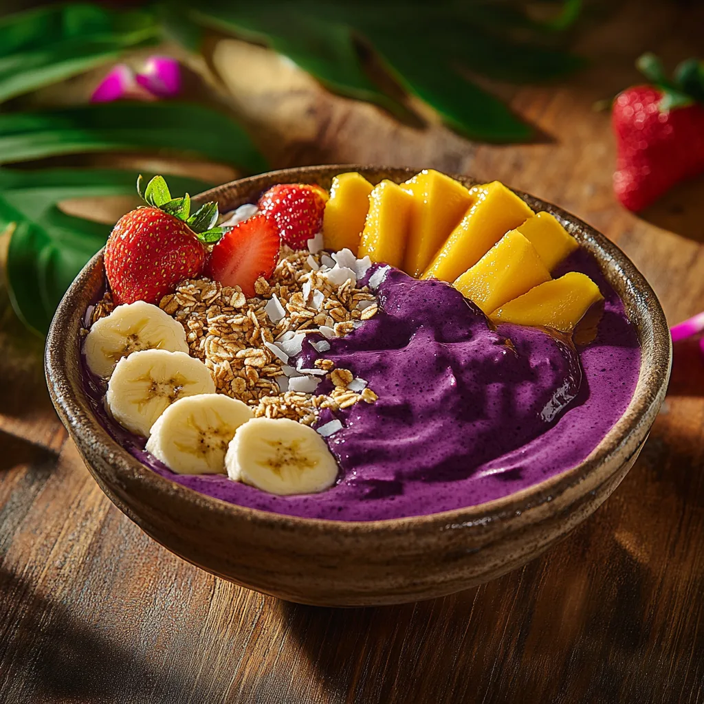 tropical smoothie acai bowl