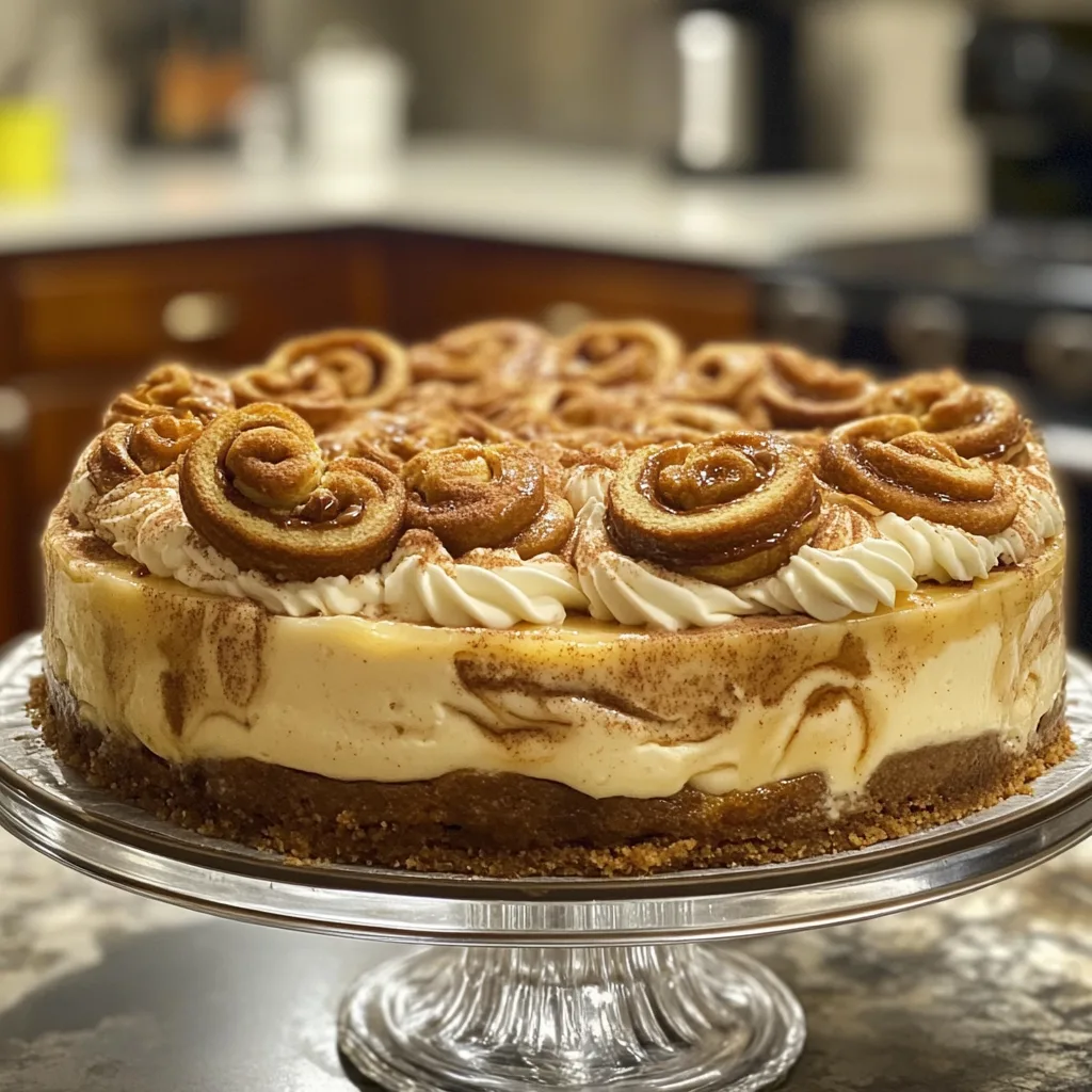Cinnamon Roll Cheesecake recipe