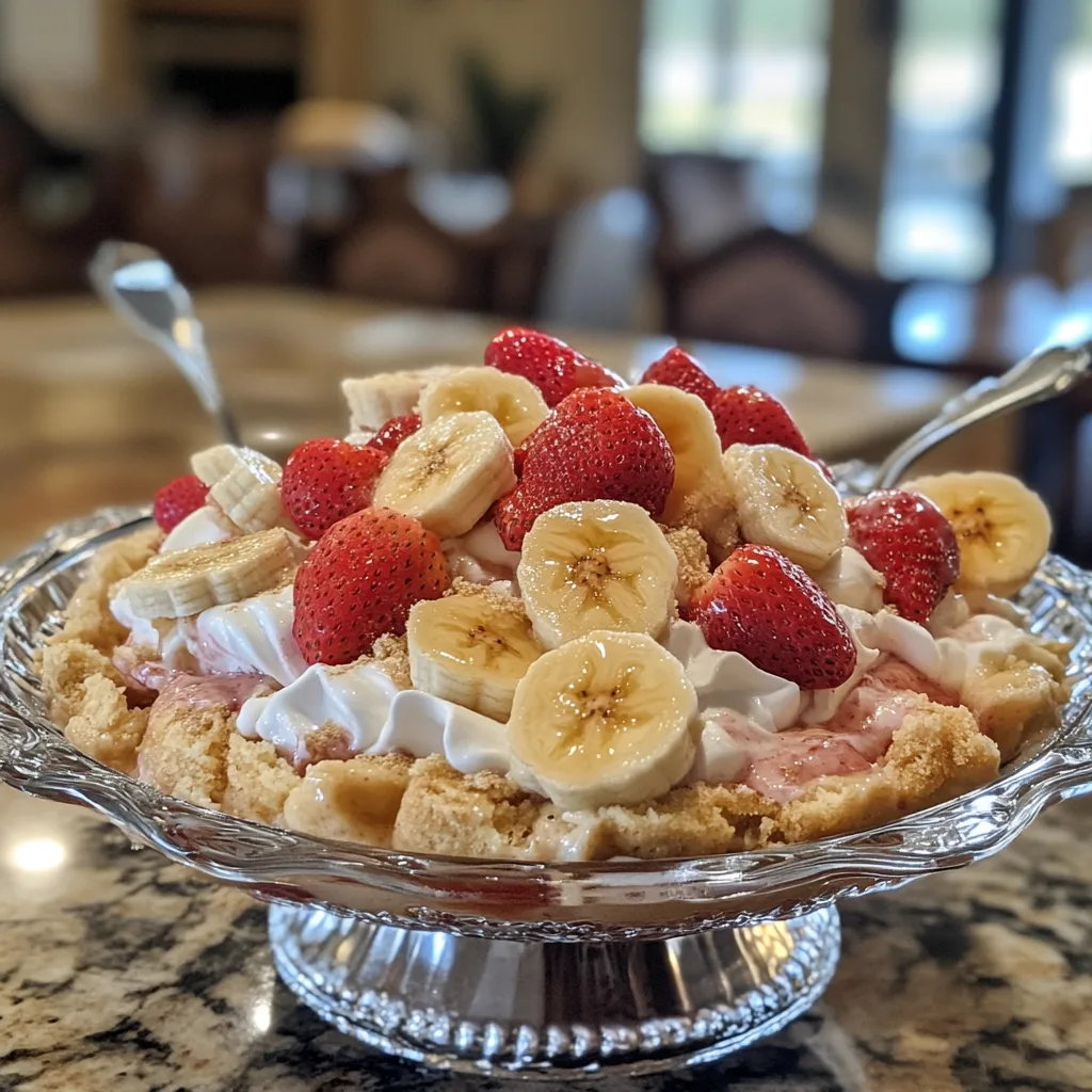Strawberry Banana Pudding recipe